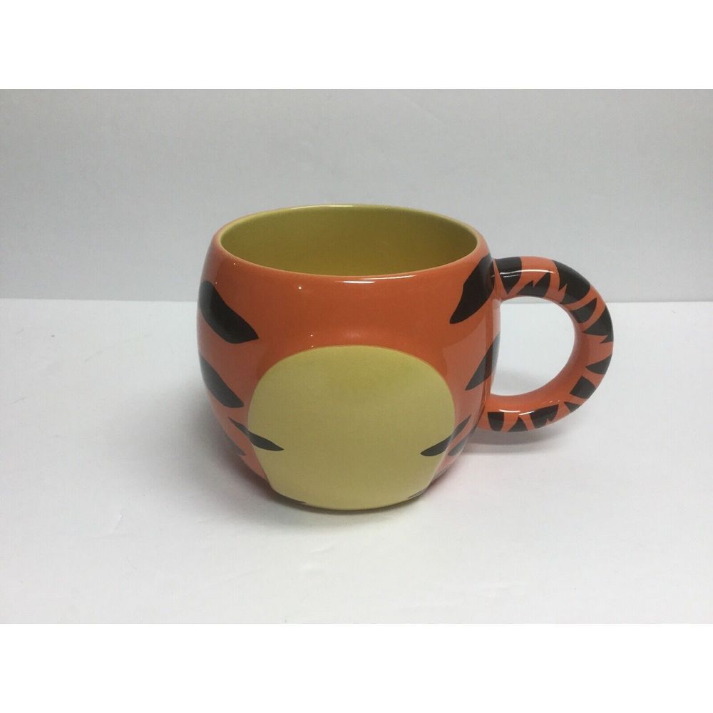 Disney Store Tigger Tummy Mug Coffee Cupโ Orange Black Yellow Winnie the Pooh